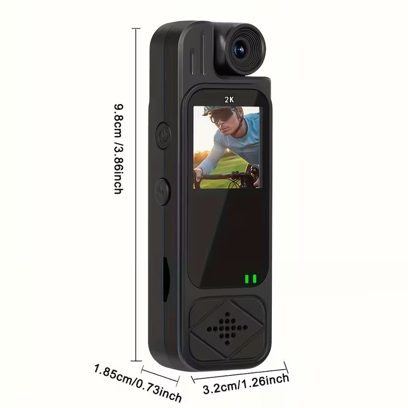 Mini Portable 2K Wearable Sports Camera